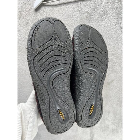 Keen Women’s 9 Howser Slip-On Shoes Black Insulated Comfortable Wool Black Red - Picture 7 of 8
